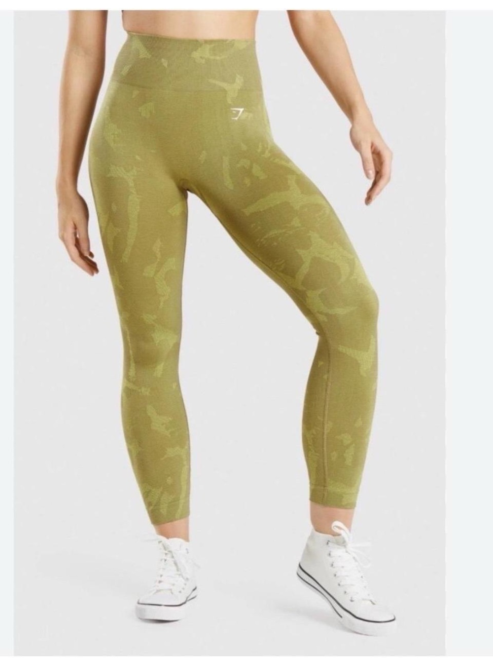 Gymshark Adapt Camo Seamless Leggings Green